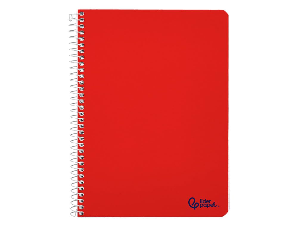 Cuaderno espiral A5 148 x 210 mm smart tapa blanda 80h 75gr cuadros CP 4mm con margen colores surtidos unidad