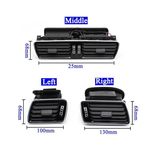 Ventilación de salida de aire para Passat B6 B7 y CC LHD 6