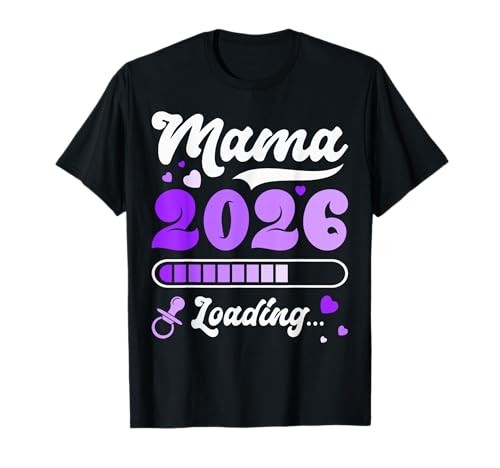 Mamá 2026 Loading, Revelación del embarazo, Futura mamá Camiseta