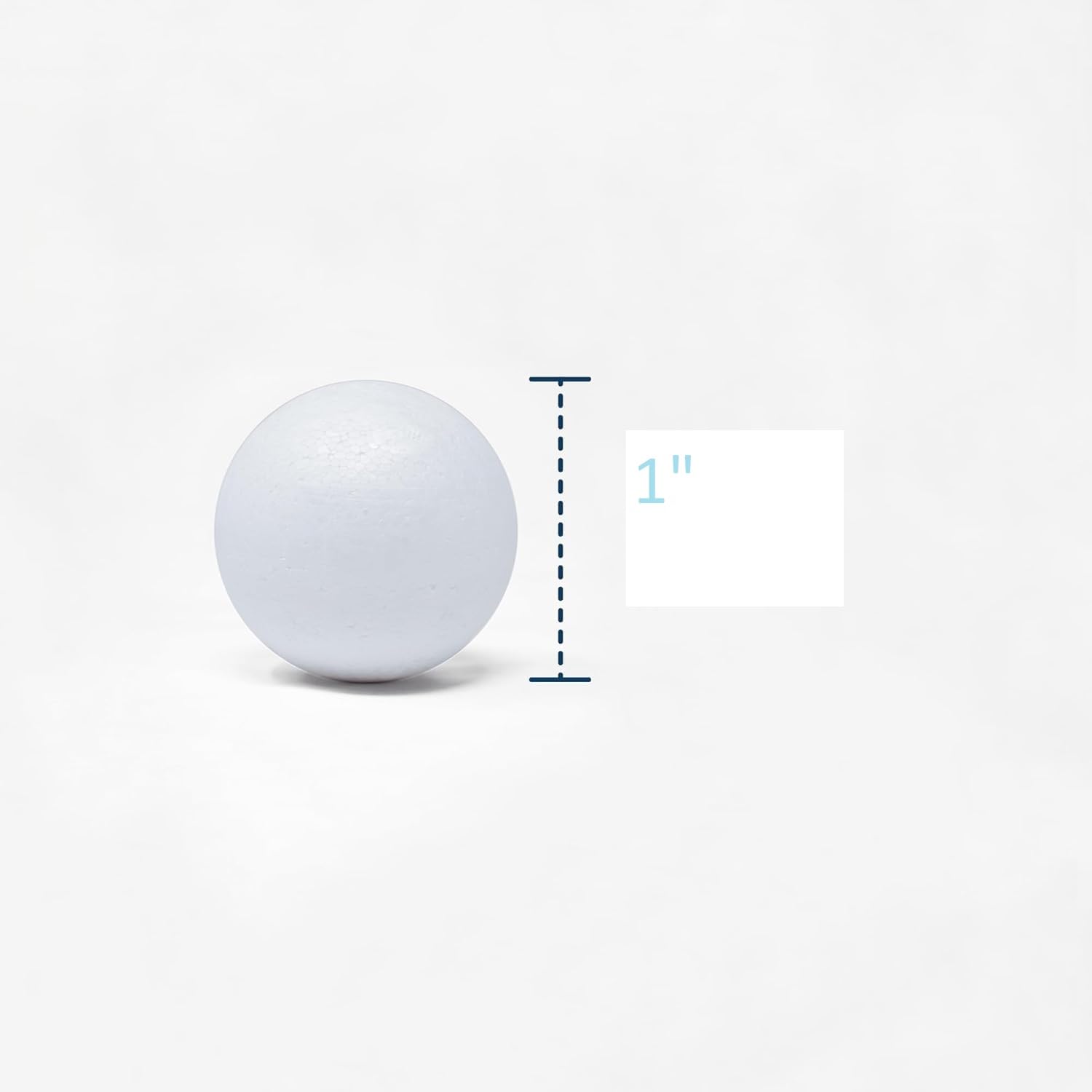 Snapklik.com : Evershine 100 Pack 1 Inch Craft Foam Ball
