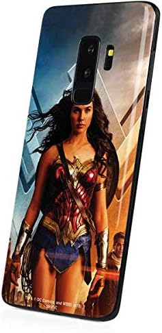 Skinit Decal Phone Skin Compatible with Galaxy S9 Plus - Officially Licensed Warner Bros Wonder Woman Unconquerable Warrior Design