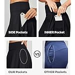 IUGA 20" Knee Length Skorts Skirts for Women with Pockets Tennis Skirt High Waisted Golf Skirts for Women Casual Athletic - Image 3