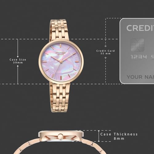 Image of Sonata Poze 9 with Quartz Analog Watch for Women