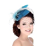 fascinator blau schwarz Eine wundebares Geschenk für Ihre Tochter, Freundin, Frau, Paar, Schwestern, Mutter, Großmutter