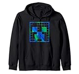 Minecraft Creeper Tie Dye Big Face Zip Hoodie