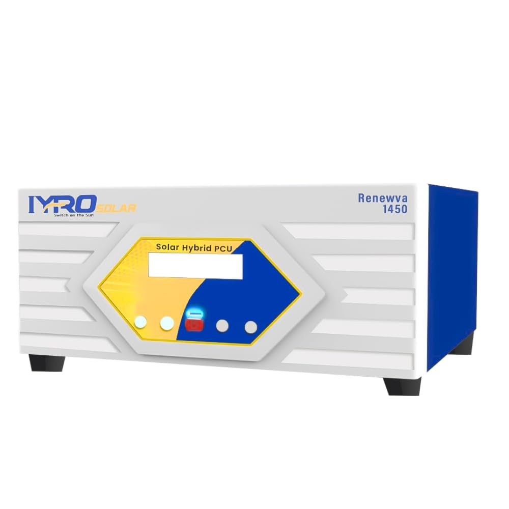 PWM Off Grid PCU | Solar Power Conditioning Unit for Home & Office | High Efficiency Hybrid Inverter with Inbuilt Solar Charger | Pure Sine Wave Output | Battery Compatible (1200VA / 960W)-image-5