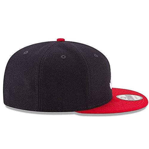 New Era 9Fifty MLB Atlanta Braves Basic Navy/Red Snapback Hat miniatura 4