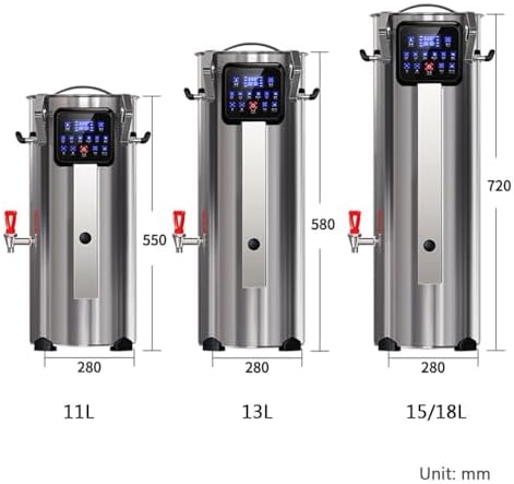 Commercial Soy Milk Machine 18L - Automatic Stainless Steel Grinder with Slag Separation for Canteens & Grain Milk, Efficient Soybean Processing, Durable & Easy to Use