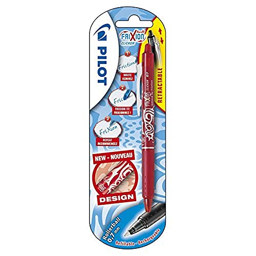 Pilot - Blister 1 Bolígrafo Borrable Frixion Clicker Rojo En Oferta Pilot Bfcr - Bolígrafo Retráctil
