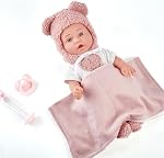 Enjoyin 12" Baby Doll with Accessories for Toddler Girls Ages 3+ | Includes Pink Outfit, Pacifier, Bottle & Soft Blanket | Interactive Role-Play Toy for Kids
