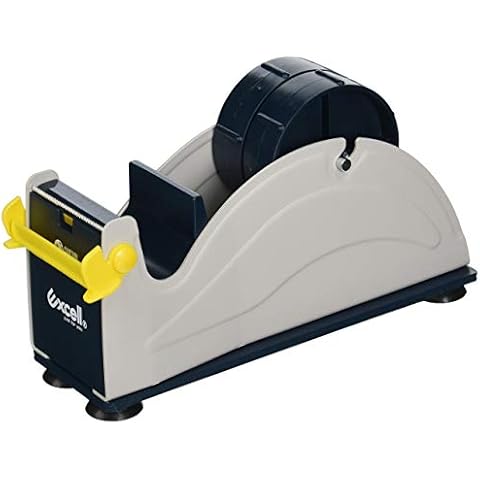 Excell ET-12271 Extra Wide Multi-Track Multi-Rolls Desktop Tape Dispenser, 3 Inches Core Diameter; 2 Inches Wide Cover