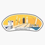 Cape Canaveral Bumper Sticker Vinyl Decal 5"