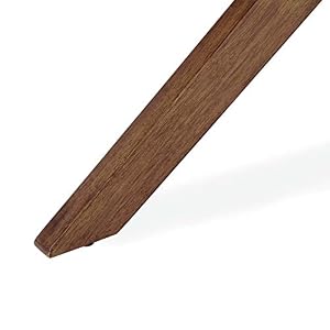 Modway Crossroads 71 Oval Wood Dining Table Walnut