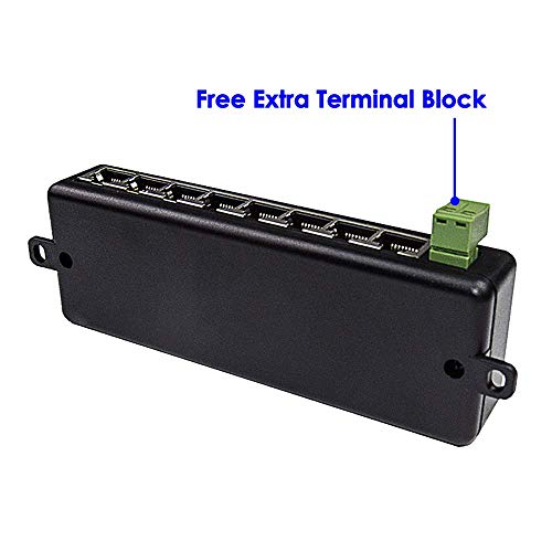 iCreatin 8 Multi Port PoE+ Injector Midspan for 8 Devices, Add Power Over Ethernet to Any Switch. Use with External Power Supply for Passive or 802.3af/at Devices. - Thumbnail 2