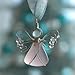 Handmade Sea Glass Angel Ornament,Coastal Christmas Tree Hanging Decor, Christmas Sea Glass Ornaments, Ocean-Inspired Xmas Pendants Decor for Beach Lovers (Ocean Blue)