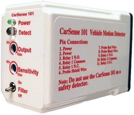 EMX CarSense 101 Outdoor Buried Driveway Sensor 50ft Lead 110VAC (probe sold separately)