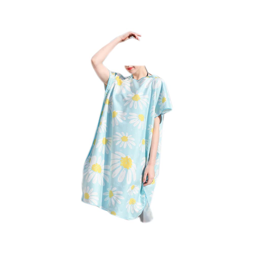 Ręcznik z Kapturem Dla Dzieci Ponczo Przewijanie Szlafrok Lekki Kombinezon Zmiana Odzieży Ponczo z Kapturem Kwiat Ananas Tropikalny Changing Robe Poncho Beach Towel(Wielokolorowy5,107x80cm)