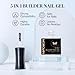 Morovan Acrylic Nail Kit & 5 in 1 Builder Gel: Clear Pink White Acrylic Powder and Professional Liquid set & 5 in 1 Builder Nail Gel for Acrylic Nails Extension for Beginner