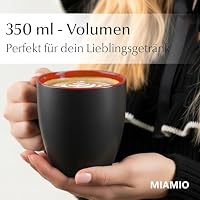 MIAMIO - Kaffeetassen Set 6er (350 ml) - Le Papillon Collection (Bunt) – Ansicht 7