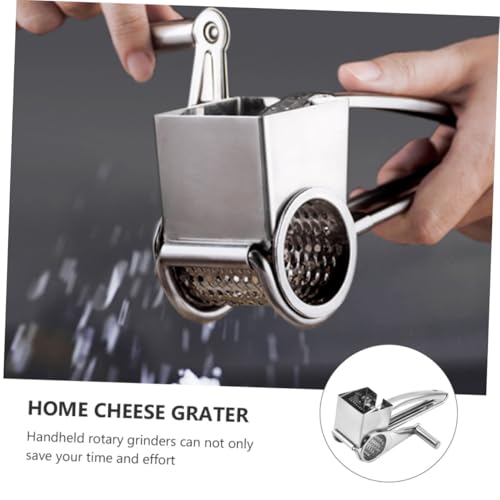 Rallador manual giratorio de queso con 4 cuchillas acero inox miniatura 7
