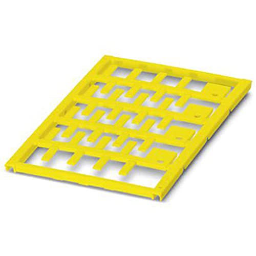 Preisvergleich Produktbild PHOENIX CONTACT UC-WMT (12X4) YE Kabelmarker, 6 mm-10mm Kabeldurchmesserbereich, 12mm x 4 mm Schriftfeldgröße, Gelb, 10 Stück