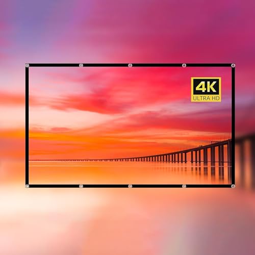 Pantalla de proyector plegable portátil 150 pulgadas 16:9