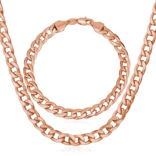 U7 Cuban Link Chain for Men Women Stainless Steel Curb Necklace, 7/9/12/15 MM Chunky Chain Silver/Gold/Black Mens Hip Hop Jewelry 18''-30'' 18 Inch h.