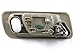 Eynpire 8105 Front Left Driver Side Interior Inside Door Handle Beige/Tan Housing with Chrome Lever for 99-04 Honda Odyssey; 98-02 Honda Accord 4 Door Sedan