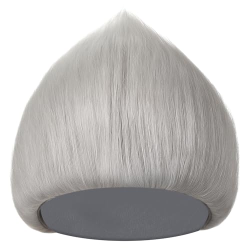 Image of Geyoga 1 Pcs Funny Wig Crazy Hair for Halloween Party,Grey