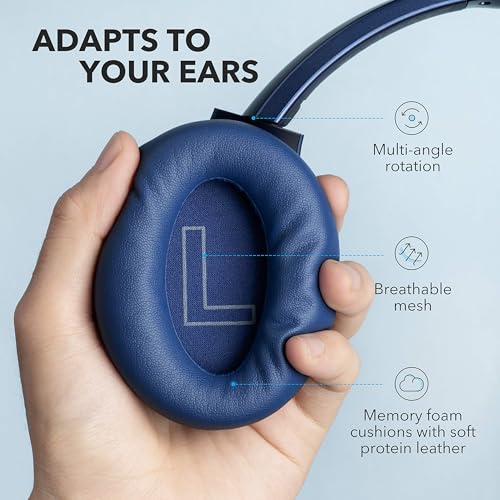 image for Soundcore Anker Life Q20 Hybrid Active Noise Cancelling Headphones, Wi