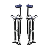 Jecoupoon 24-40 Inch Aluminum Alloy Drywall Stilts with Black for Working at High Places (Black,24-40 Inch)
