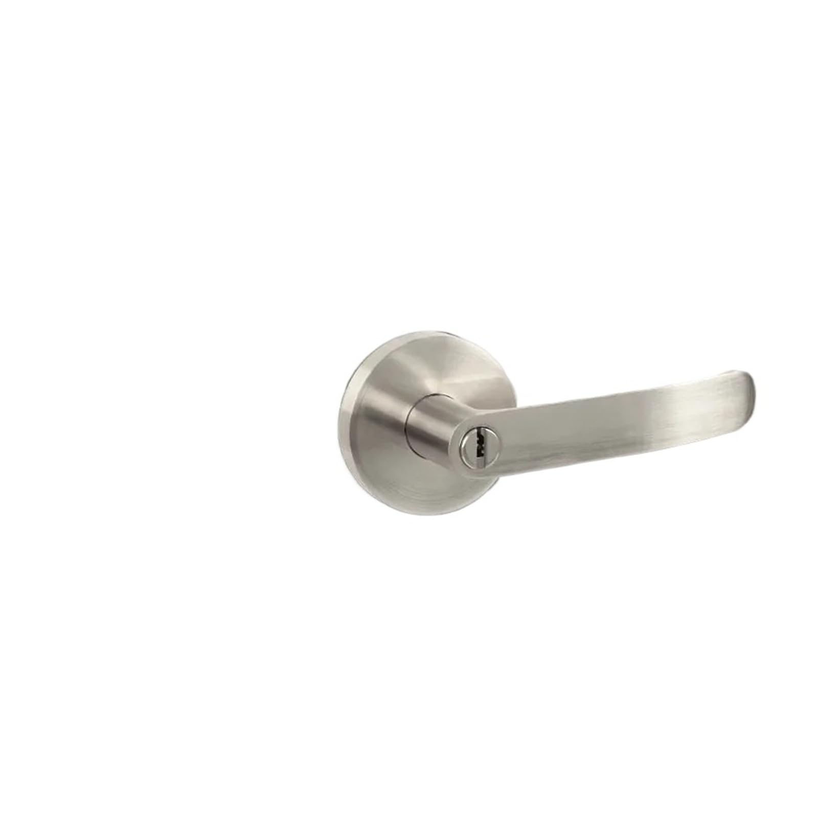 Sjloynwq Ivory Household Door Lock Handle Zinc Alloy Three-Pole