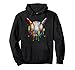 Colorful Dripping Baseball Crossed Bats Graffiti Art Pullover Hoodie