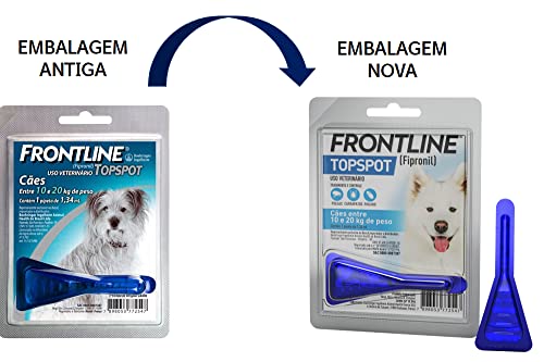 Frontline Antipulgas e Carrapatos Topspot para Cães de 10 a 20kg, azul - Image 3