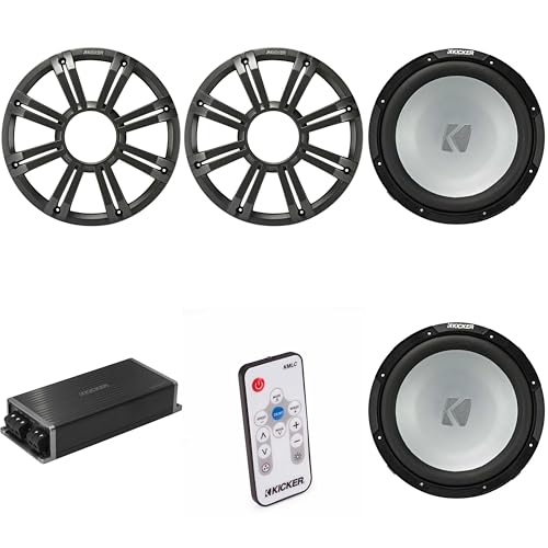 Kicker Marine KPX500.1 p[X|[cAv & (2) 12C` 4I[ (`R[O) TuE[t@[I[fBIAbvO[h LEDRt