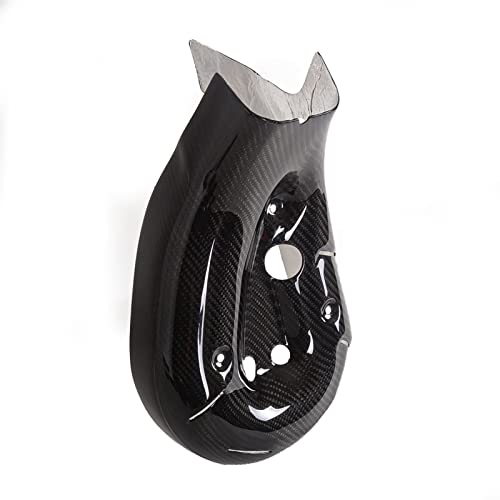 Decoración protectora de escape en fibra de carbono para Ducati Panigale 899