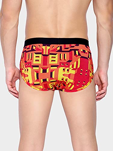 Image of Bummer Printed Briefs for Men | Solids Micro Modal Fabric Feels Soft & Cozy | 4 Way Stretch Adaptable to Body Shape with Super Soft Waistband | Pack of 2