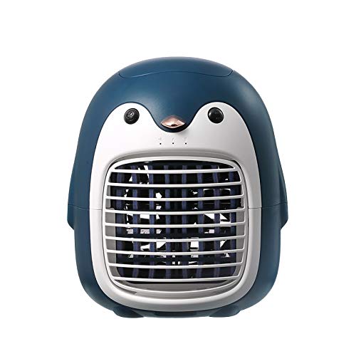 Aire acondicionado portátil escritorio aire agua hogar refrigerador pingüino ventilador de aire portátil ventilador de oficina