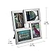 Umbra Pane Four-Opening Collage Picture Frame, Nickel