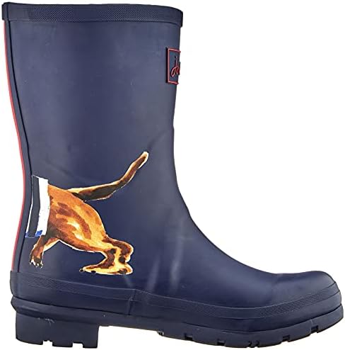 Joules Women's Wellington Welly Boot (Navy Sausage Dog, US 5) | Image 5
