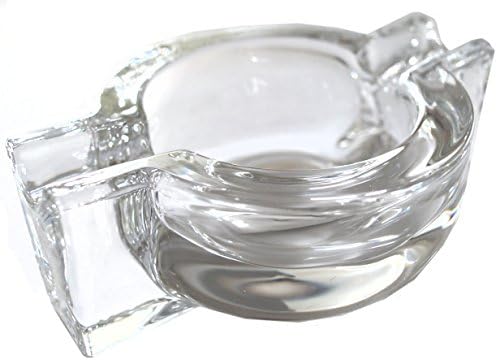 GERMANUS Cenicero de cristal p...