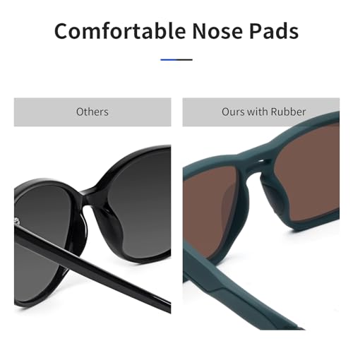 Image of Face Shadow Polarized Fishing Sunglasses for Men Lightweight Sun Glasses TR90 UV Protection for Driving Cycling Golf