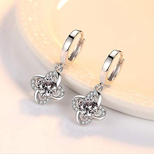Pendientes de plata 925 con diseño de flores retro el regalo perfecto de aniversario para mujer