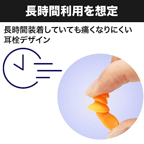 Felimoa 耳栓イヤホン 耳栓形状 プラグ ノイズ抑制 収納ケース付属