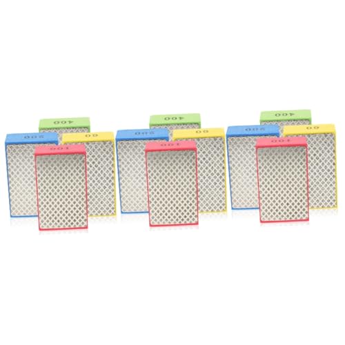 Kit de polissage marbre et béton Hemobllo 12 pièces