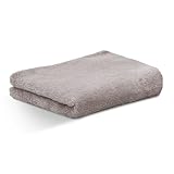 アイリスプラザ フェイスタオル 1枚 ライトグレー 軽量速乾 タオル 綿 ふわふわ高速吸収 耐久性