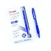 Pentel Twist-Erase GT, 0.7mm, Mechanical Pencil Transparent Blue, Box of 12 (QE207C)