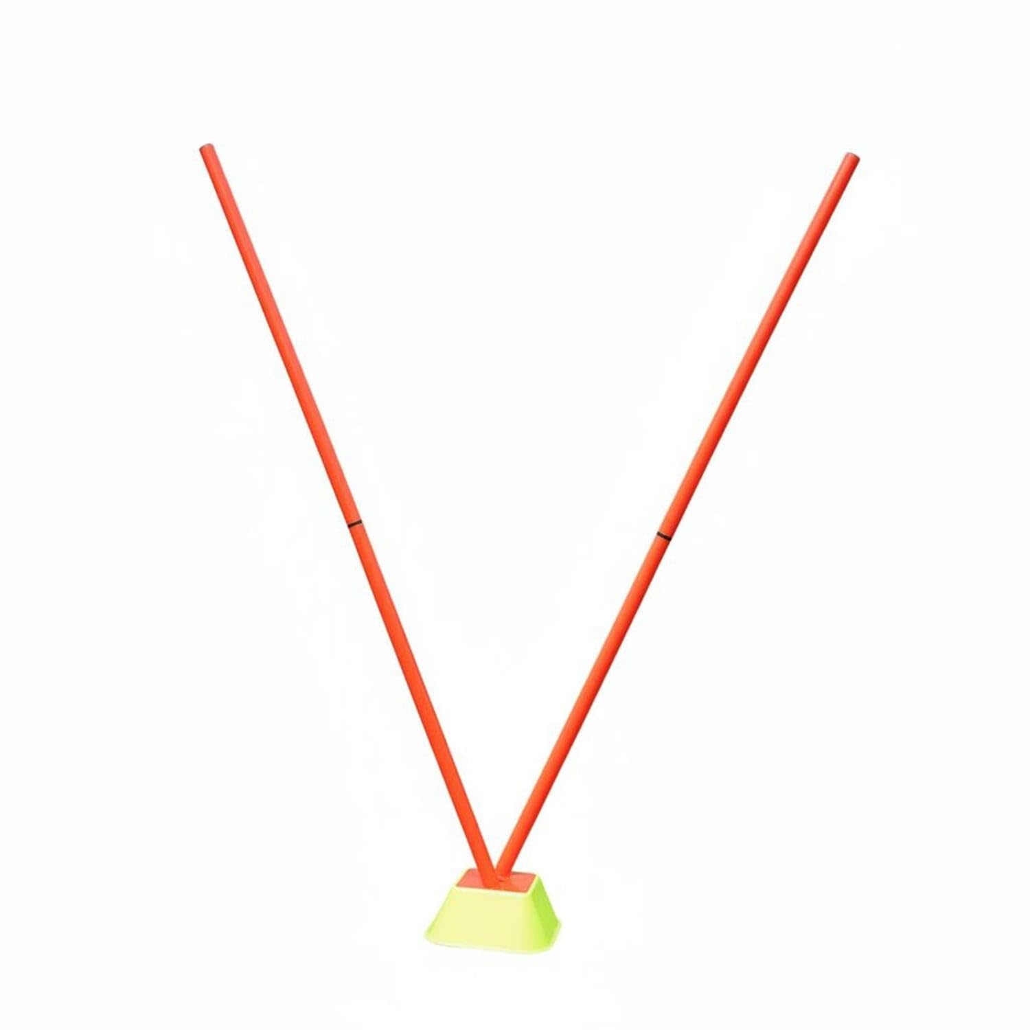 4 Pieces Multi-Function Soccer Slalom Poles Outdoor Use Slalom Training Pole Portable Agility Training Poles Easy to Carry, 1 Base 2 Poles-image-40