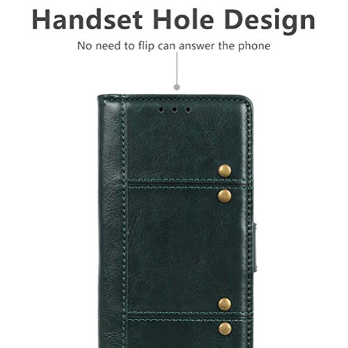 UKDANDANWEI Capa OnePlus Nord, capa flip elegante de couro PU com compartimentos para cartão, fecho