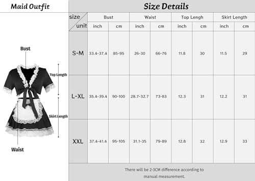 Rolemix Maid Outfit Women'S Exotic Costumes Perfect For Cosplay And Halloween Party Dress  thumb #3